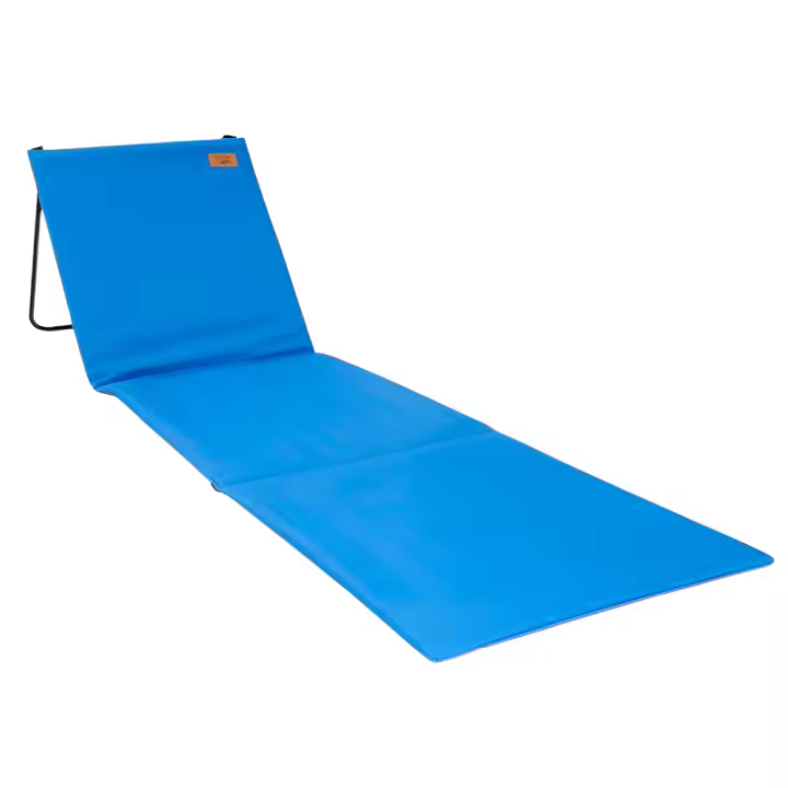 DEVESSPORT Tumbona de Playa Plegable con Respaldo Reforzado y Bolsillo Trasero | Diseño Ligero, Compacto y Resistente – Ideal para Playa, Camping o Piscina - 1