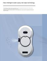 Robot Limpiador de Ventanas Eléctrico Automático para Uso Doméstico con Control Remoto y Rociador de Agua HCR-10 - details 9