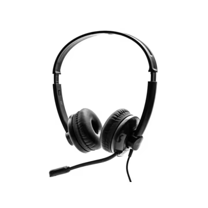 AURICULARES NILOX MICROFONO CONTROL VOLUMEN NEGRO ALAMBRICO USB - 1