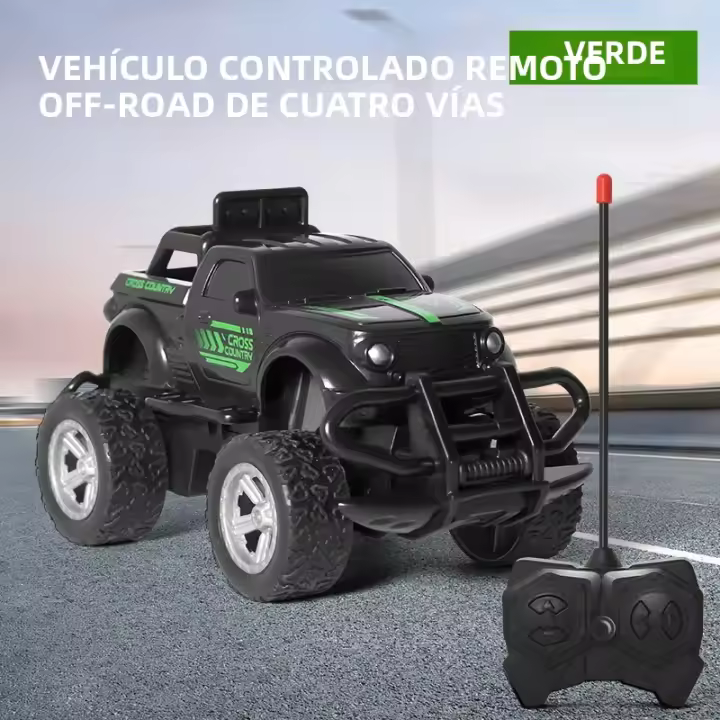 Coche De Juguete Control Remoto 1:43 Para Niños Resistente Caídas Cuatriciclo Con Efecto De Inercia Modelo Off-road Para Chicos - 1