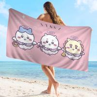 Toalla De Playa Microfibra Chiikawa Cute Absorbente Rápida Secado Suave Yoga Natación Resort Montañismo Tamaño 30x60 Cm 50x100 Cm - details 17
