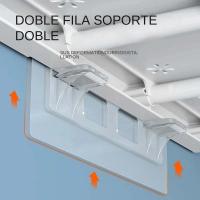 Divisor De Armario Retráctil 1PC Diseño De Ahorro De Espacio Para Almacenamiento En Armario Y Dormitorio - details 1