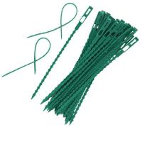 50pcs Amarras De Plástico Ajustables Para Plantas Reutilizables Soporte Para Árboles Y Enredaderas Como Tomates - details 2