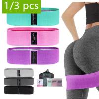 Banda De Resistencia De Tela Para Glúteos Y Piernas 3Pcs Ejercicio De Squat Y Estiramiento Elasticidad Para Gimnasio Y Yoga Equipo De Acondicionamiento Físico - details 1