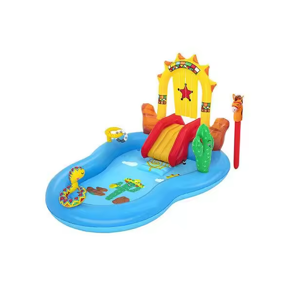 PLAY CENTER WILD WEST CM 264*188*140 PISCINAS Y BOMBAS. - 1