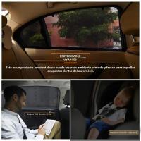 Juego De 4 Piezas De Protección Solar Para Ventanas De Coche Red Mosquitera Transpirable Con Accesorios De Protección UV - details 5