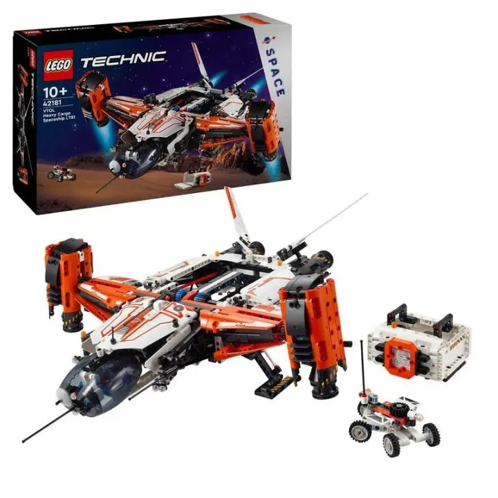 LEGO Technic 42181 Nave Espacial de Carga Pesada VTOL LT81 contine 1365 piezas - edad a partir de 10+ años 24L42181 - 1
