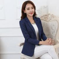 Chaqueta De Negocios Para Mujer Estilo Lady Oficina Elegante Y Ajustada Cierres Únicos Blazer Formal Para Todas Las Estaciones - details 10