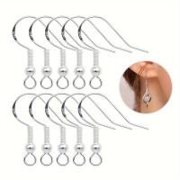 100pcs Oídos De Pescuezo De Plata Esterlina Para Joyería DIY Y Hecho a Mano Con Resorte Bola Accesorios De Joyería - details 3