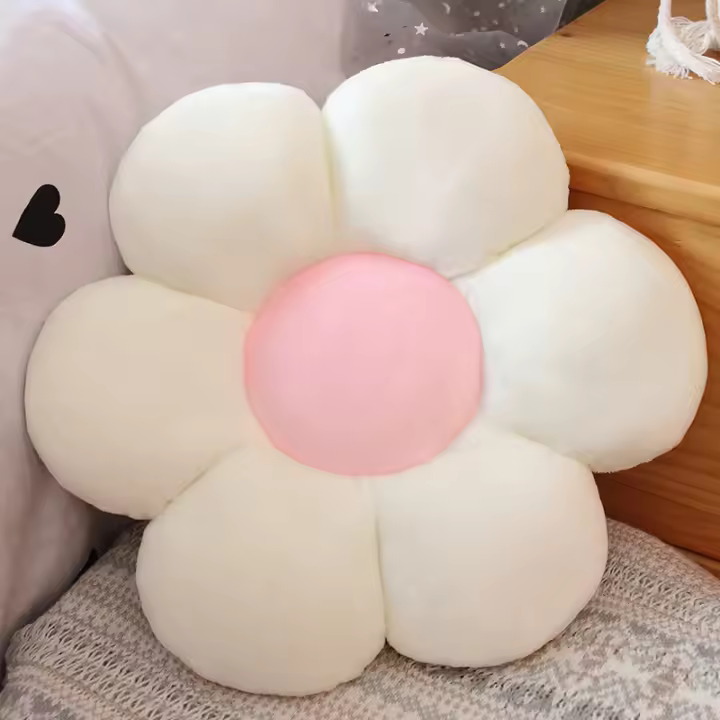 Almohada De Peluche De 30cm En Forma De Flor Realista Juguete Para Niñas Y Niños Cojín Suave De Plantas Para Jugar - 1