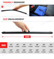 Limpiaparabrisas Delantero LHD Para Audi A5 2008-2016 Plegable De Alta Calidad ABS Plástico Semi-Rígido Limpieza De Ventanas Rain Cepillos De 24 "+20" - details 3
