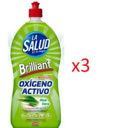 LA SALUD OXIGENO ACTIVO ALOE VERA 1,5L - 3 BOTELLAS DE 1.5 LITROS- - 1