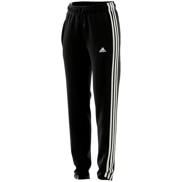 Pantalon Largo Adidas 3 Stripes para niños unisex en color negro - 1