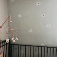 Campana De Viento De Peluche Nórdica Con Flor Para Habitación De Niños Tienda De Ropa Infantil Decoración De Habitación Para Bebés - details 0
