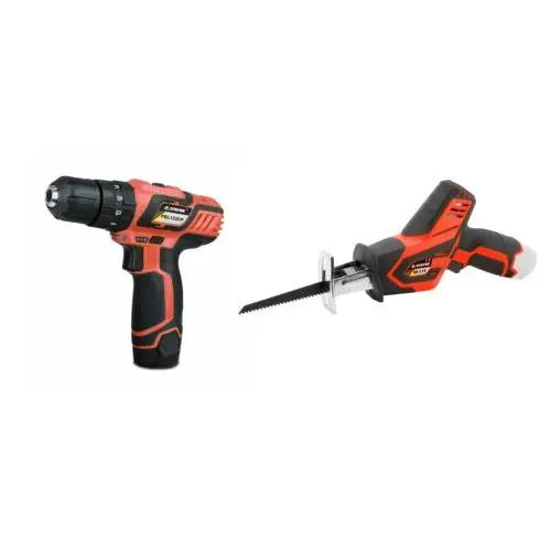 Taladro atornillador STAYER 12v pbl122cpk + sierra sable SSL12 - 1