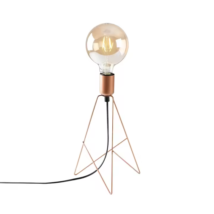 Lámpara de sobremesa WELLHOME - Cobre, 21x21x35 - 1