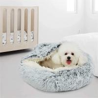 Cama De Gato Invierno Con Peluche Larga Almohadilla Redonda Para Mascotas Pequeñas Saco De Descanso Para Perro Pequeño 2 En 1 Casa De Gato Y Bolsa De Sueño - details 13
