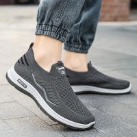 Zapatos Casuales Para Hombre Transpirables Zapatillas De Correr Y Caminar Ligeros Slip on Para Pareja Talla 44 Material Superior De Malla - details 19
