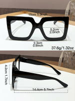 Gafas De Lectura Para Mujer Geométricas Retro Transparentes 1Pc Ideal Para Ocio Al Aire Libre Y Vida Diaria Regalos Decorativos - details 5