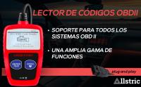 Allstric®️ Obd2 Diagnosis Coche Multimarca en Español. Maquina Diagnosis Coche con Cable. Lectura de fallos (DTC) y Borrar Avería Motor. Lectura de información del vehículo y prueba del sensor O2. - details 0