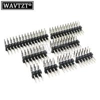 Conector De Cabo PCB De Ángulo Recto Doble Fila 2.54MM R/A Para Arduino 10PCS/LOT 2*3/4/10/12/15/40 Pin Compatible Con Arduinos - details 2