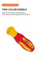 Juego De Destornilladores Magnéticos Aislados Phillips Torx Para Reparación Doméstica Herramientas Eléctricas Con Mango - details 5
