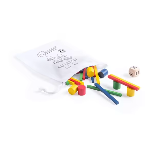 Juego de Habilidad Madera con 33 Piezas en Bolsita - Juegos NiÃ±os Habilidad Regalos CumpleaÃ±os Infanfiles - 1