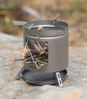 Tiartisan Estufa De Tierra Para Camping Ultraligera Y Portátil Mini Hacha De Acero De Titanio Para Exterior Y Senderismo Resistente Y Duradera - details 10