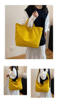 Bolso De Hombro Para Mujer De Lona Gran Capacidad Estilo Literario Ligero Y Sencillo Bolso Cruzado Con Manija De Viaje - details 9