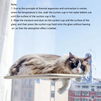 Nido De Gato Colgante Nuevo Con Succión Super Para Dormir Y Tomar El Sol Cama De Cristal Ventana Marco De Escalada Desmontable - details 0