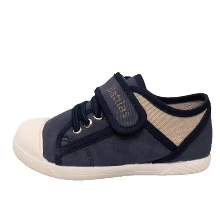 BATILAS 805/122/1 Zapatillas de lona niño 31078 24V ZAPATILA ELASTICO Y VELCRO COCO MARINO - 1
