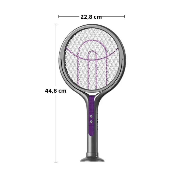 Nueva 2025 Mosquitera Eléctrica Recargable 2-en-1 2800V Con Lámpara Asesina De Mosquitos Y Bat Swatter Para El Control De Plagas - 1