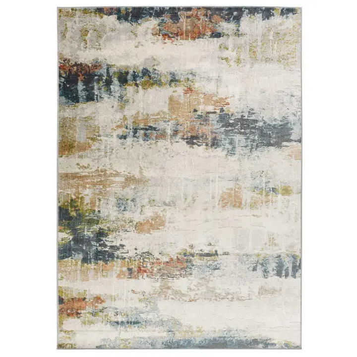 ATTICGO Alfombra de Interior de Estilo Abstracto en Multicolor - BLEIK 19 | 135X195, 160X230, 200X290 cm - 1
