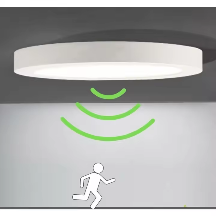 SOMY Lámpara de techo LED Lámparas de techo de panel redondo Lámpara LED ultrafina moderna Blanco frío 6000 K Fácil de instalar Aplicable a la cocina Sala de estar Balcón Lámpara - 1