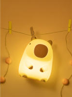 Lámpara De Noche De Silicona Capibara Para Niños Regalo Recargable Por USB Luz De Toque Animal Para Dormitorio - details 16
