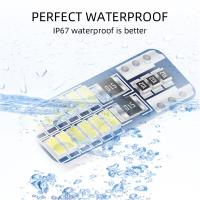 Lámpara De Interiores Para Coche LED T10 W5W Canbus 3014 24SMD 194 168 Luz Blanca Universal 12V 6000K Sin Errores 10/20PC - details 6