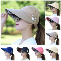 Sombrero De Verano Para Mujer Con Pico Ancho Plegable Protección Contra Los Uv Sombreros De Playa Casual De Poliéster - details 8