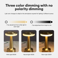 Lámpara De Mesa Retro LED Recargable Por USB Luz Nocturna Infinitamente Dimmable Para Camping Adecuada Para Barra Dormitorio Luz Ambiente - details 9