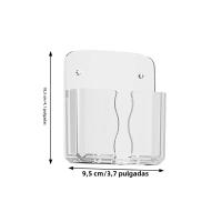 Soporte De Pared Para Control Remoto Universal Soporte De Carga Para Teléfono Y Control De Aire Acondicionado Montaje En Pared Organizador De Almacenamiento Para Artículos Domésticos - details 11