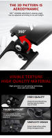 Espejos Lateral Giratorio 360° Para Motocicleta YAMAHA YZFR1 R3 R6 R6s R15 R25 R125 Espejos Retrovisores Modificación Accesorios De Motocicleta - details 2