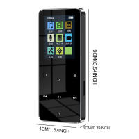 Reproductor De Música MP3 MP4 De 80GB Con Bluetooth 5.0 Audio HiFi Lossless Radio FM Lectura De Libros Alarma Con Pantalla Táctil De 1.8 Pulgadas - details 7