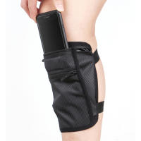 Bolsa De Pierna Para Deportes Al Aire Libre Y Correr Antideslizante Con Banda Elástica Para Almacenamiento Oculto Durante Viajes Y Fitness - details 2