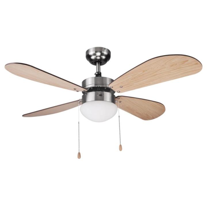 Ventilador techo 107 cm luz cozy — oferta en Miravia