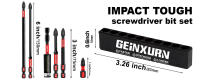Geinxurn Set De Brocas De Phillips #2 De 6 Pulgadas Con Organizador De Almacenamiento Y Magnetismo Para Herramientas De Reparación - details 1