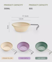 Taza De Camping Multifuncional Plegable 3 PCS Con Mango Plástico Resistente Para Acampar Y Picnics Al Aire Libre - details 8