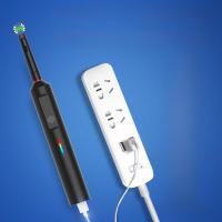 Juego De 2 Brocas Eléctricas Giratorias Inteligentes Recargables Compatible Con Oral B Braun Con 4 Cabezas De Repuesto Y Estuches De Viaje Para Adultos - details 2