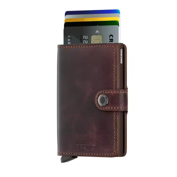 Cartera secrid miniwallet vintage chocolate - 1