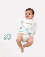 Manta De Envolvimiento Para Bebé 0-6 Meses Protección De Cintura Estilo Delgado Para Verano Diseño De Dibujos Animados Adecuada Para Niños Y Niñas - details 2