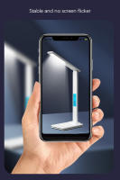 Lámpara De Escritorio LED Con Cargador Inalámbrico Y Puerto USB Luz Nocturna Para Cama Toque Dimmer Amigable Con Los Ojos Para Juego Y Lectura En Casa - details 13
