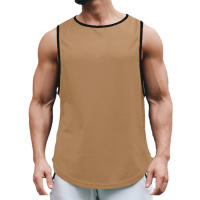 Camiseta De Gimnasio Para Hombre Estilo Moderno Sin Mangas Transpirable Secado Rápido Vestido Deportivo De Fitness O-Neck Mesh Talla M L XL XXL Colores Variados - details 7